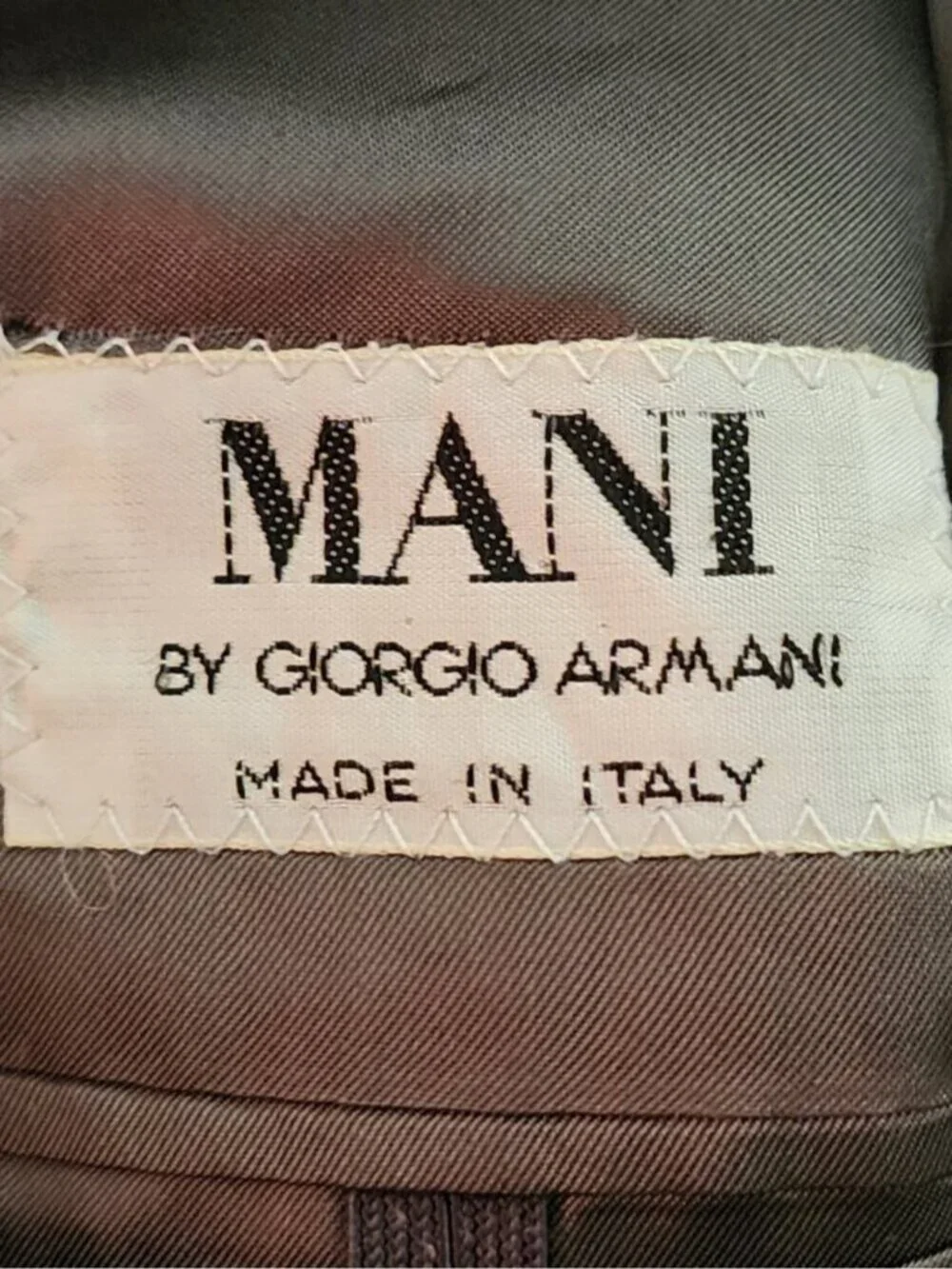 Mani Giorgio Armani 85% Wool 15% Cashmere Tweed Blazer Sport Coat
